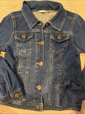 Mudd Girls stretchy sift Denim Jacket in Blue Sz 14
